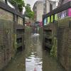 Entering David Street Lock No 87 by David Tunbridge – 16 July 2012