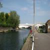Twelvetrees Crescent Bridges leading to historic Bromley-by-Bow gasworks by David Brown – 13 May 2008