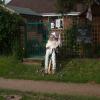 Scarecrow on the towpath between Bridges 63 and 64 by Stephen Fulcher – 28 May 2006