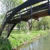Footbridge to the retail park by Michael Askin – 30 April 2006