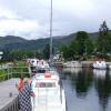 Queueing above Fort Augustus Locks. by Aegidian – 9 August 2009