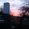 Sunset behind Feakes Lock by Dreamtime – 24 December 2011