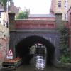 The lack of a towpath here makes life difficult for the lock crew. by Charles Lyne – 27 September 2006