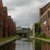 From Garrison Locks towards Bordesley Junction - New housing and old warehouses line the canal by PIG and PINEAPPLE – 28 September 2006