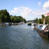 The moorings in the barge arm at Sharpness by Stephen Atty – 28 August 2005