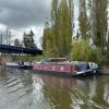 Very limited mooring space, necessitating tripling up even on a wet afternoon in April! by vmeads – 28 April 2023