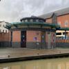 Viewed from the opposite bank, services are on the non-towpath side by Stephen Fulcher – 16 December 2020